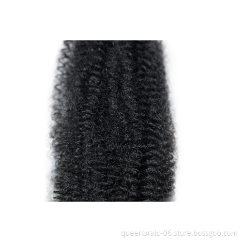 Pre-Separated Springy Afro Twist Hair Pre-fluffed Natural Kinky Twist For Protective Styling Marley Crochet Braiding Hair